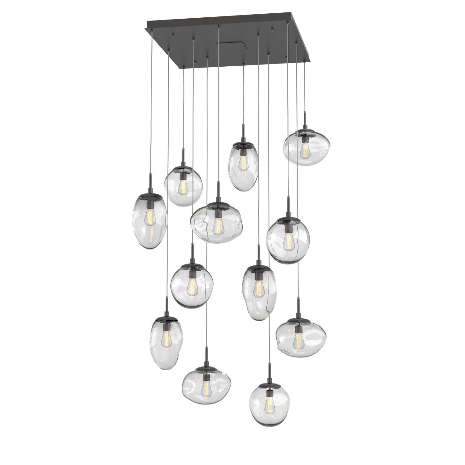 Hammerton Studio - CHB0065-12-GP-C-C01-E2 - 12 Light Pendant - Cosmos - Graphite