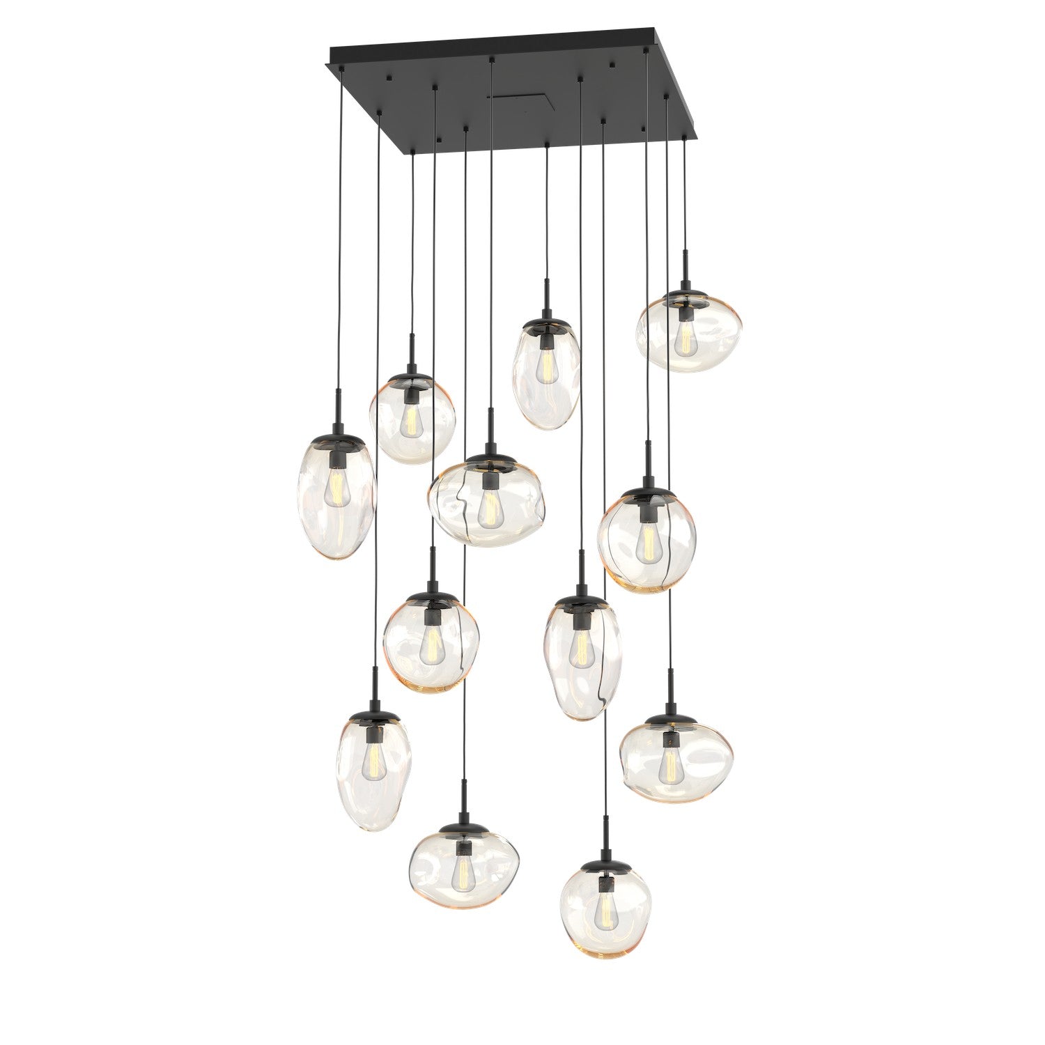 Hammerton Studio - CHB0065-12-MB-A-C01-E2 - 12 Light Pendant - Cosmos - Matte Black