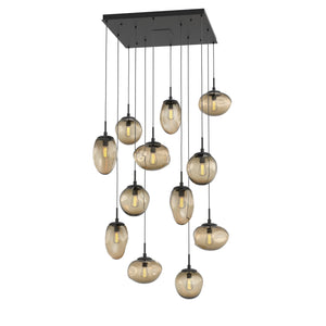 Hammerton Studio - CHB0065-12-MB-B-C01-E2 - 12 Light Pendant - Cosmos - Matte Black