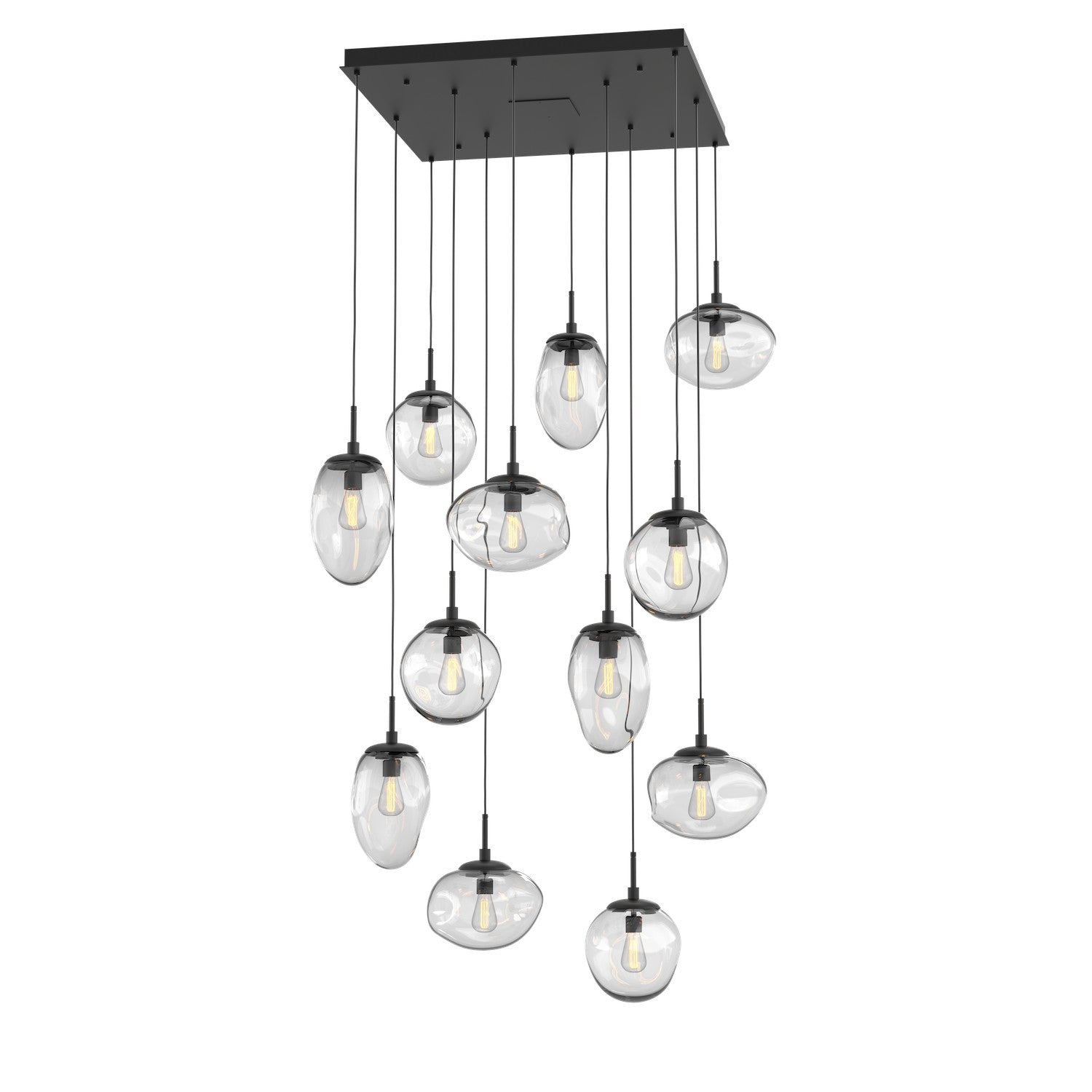 Hammerton Studio - CHB0065-12-MB-C-C01-E2 - 12 Light Pendant - Cosmos - Matte Black