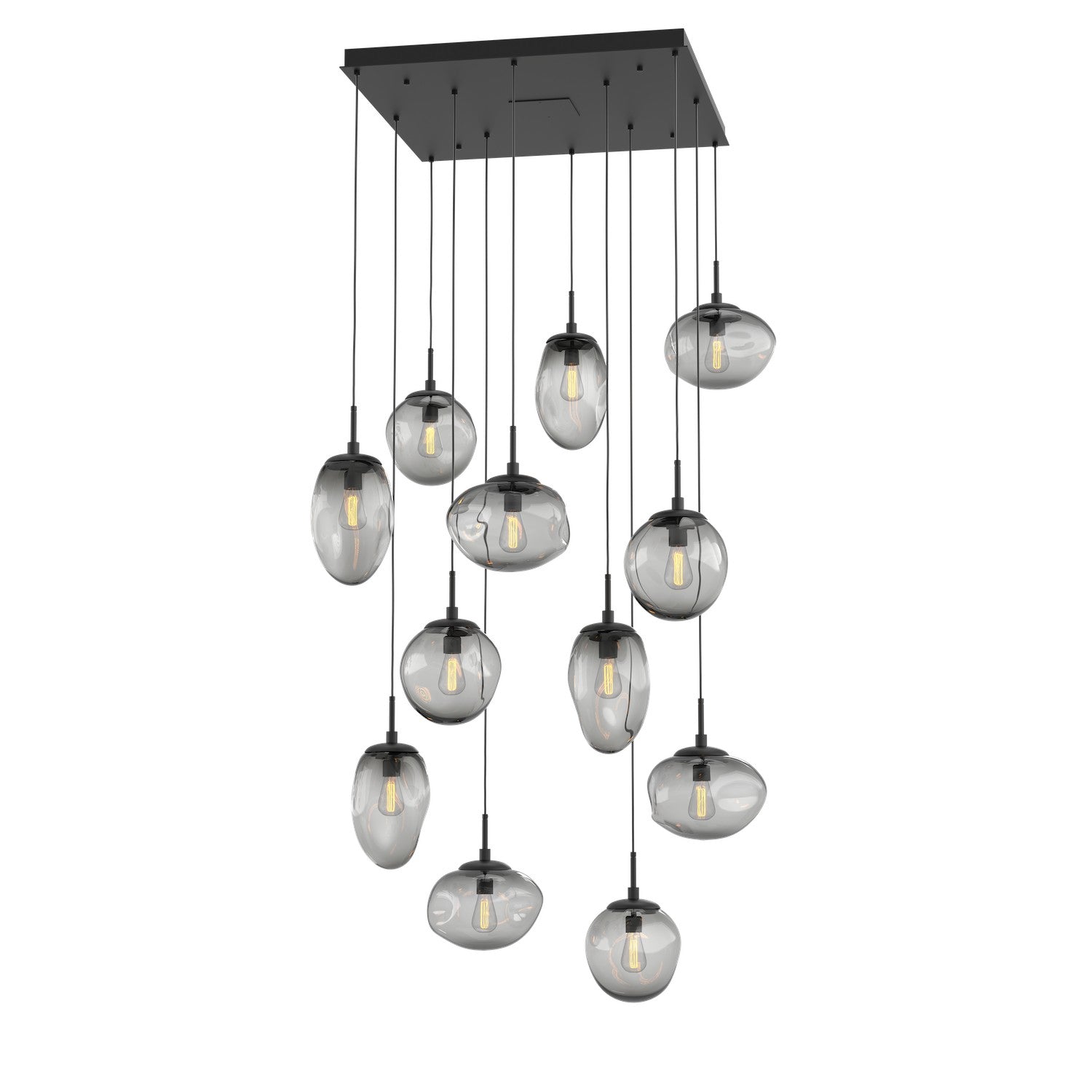 Hammerton Studio - CHB0065-12-MB-S-C01-E2 - 12 Light Pendant - Cosmos - Matte Black