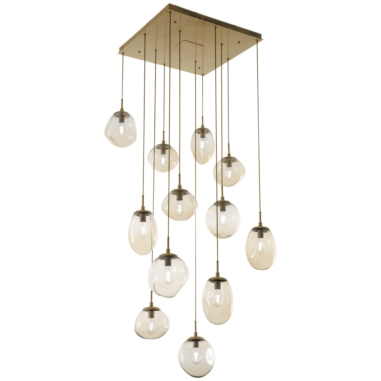 Hammerton Studio - CHB0065-12-NB-A-C01-E2 - 12 Light Pendant - Cosmos - Novel Brass