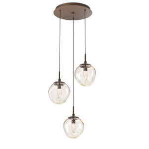Hammerton Studio - CHB0066-03-BB-GA-C01-L3 - LED Pendant - Aster - Burnished Bronze