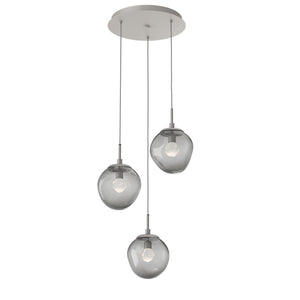 Hammerton Studio - CHB0066-03-BS-ZS-C01-L3 - LED Pendant - Aster - Beige Silver