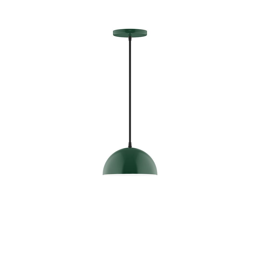 Montclair Light Works - PEB431-42-C01 - One Light Pendant - Axis - Forest Green