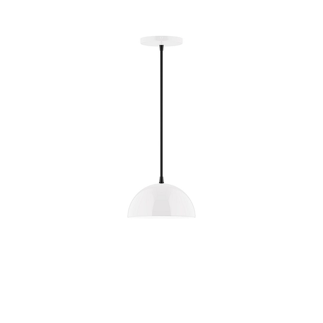 Montclair Light Works - PEB431-44-C01 - One Light Pendant - Axis - White