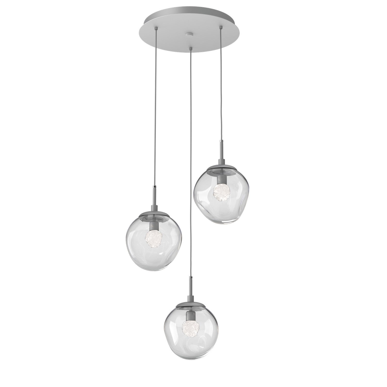 Hammerton Studio - CHB0066-03-CS-FC-C01-L1 - LED Pendant - Aster - Classic Silver