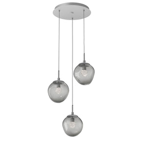 Hammerton Studio - CHB0066-03-CS-FS-C01-L3 - LED Pendant - Aster - Classic Silver