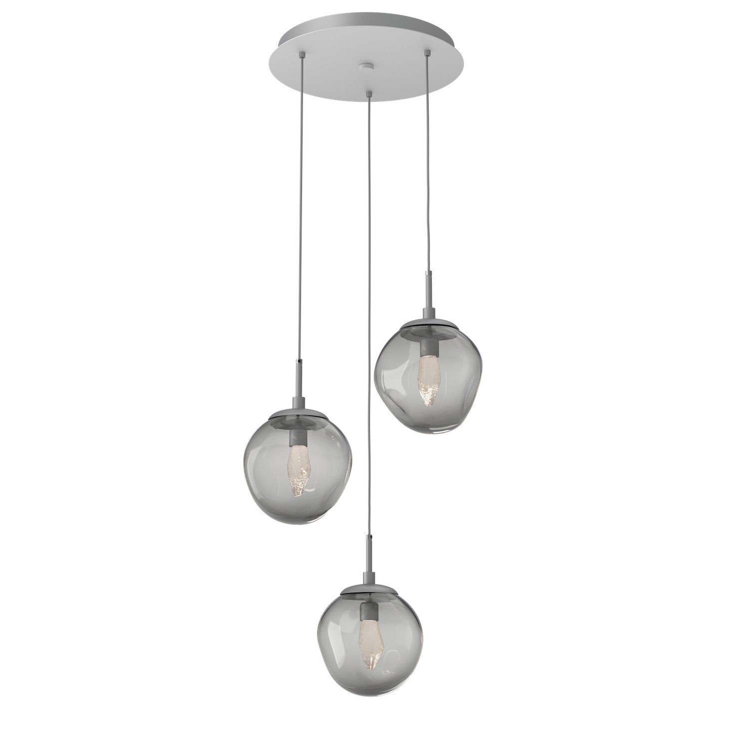 Hammerton Studio - CHB0066-03-CS-GS-C01-L3 - LED Pendant - Aster - Classic Silver