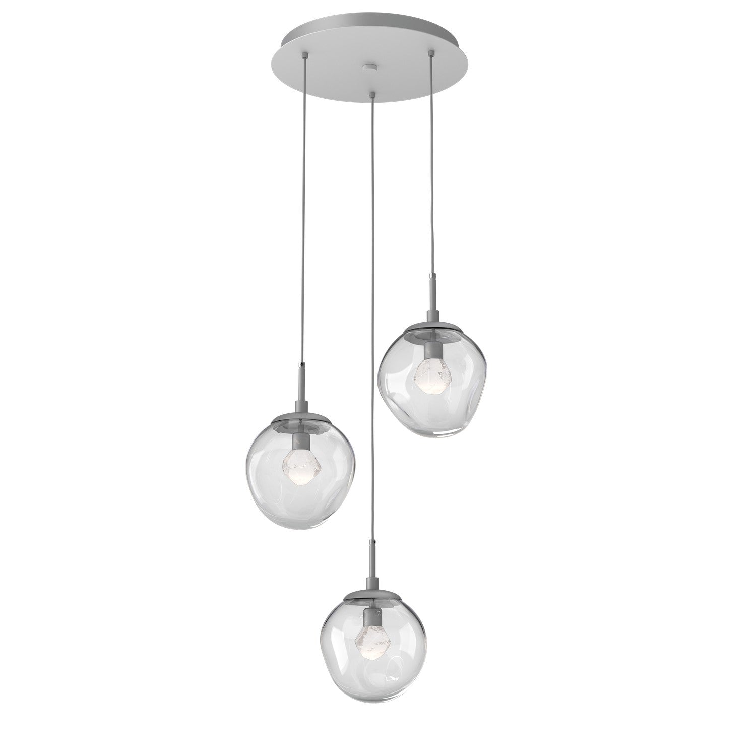 Hammerton Studio - CHB0066-03-CS-ZC-C01-L3 - LED Pendant - Aster - Classic Silver