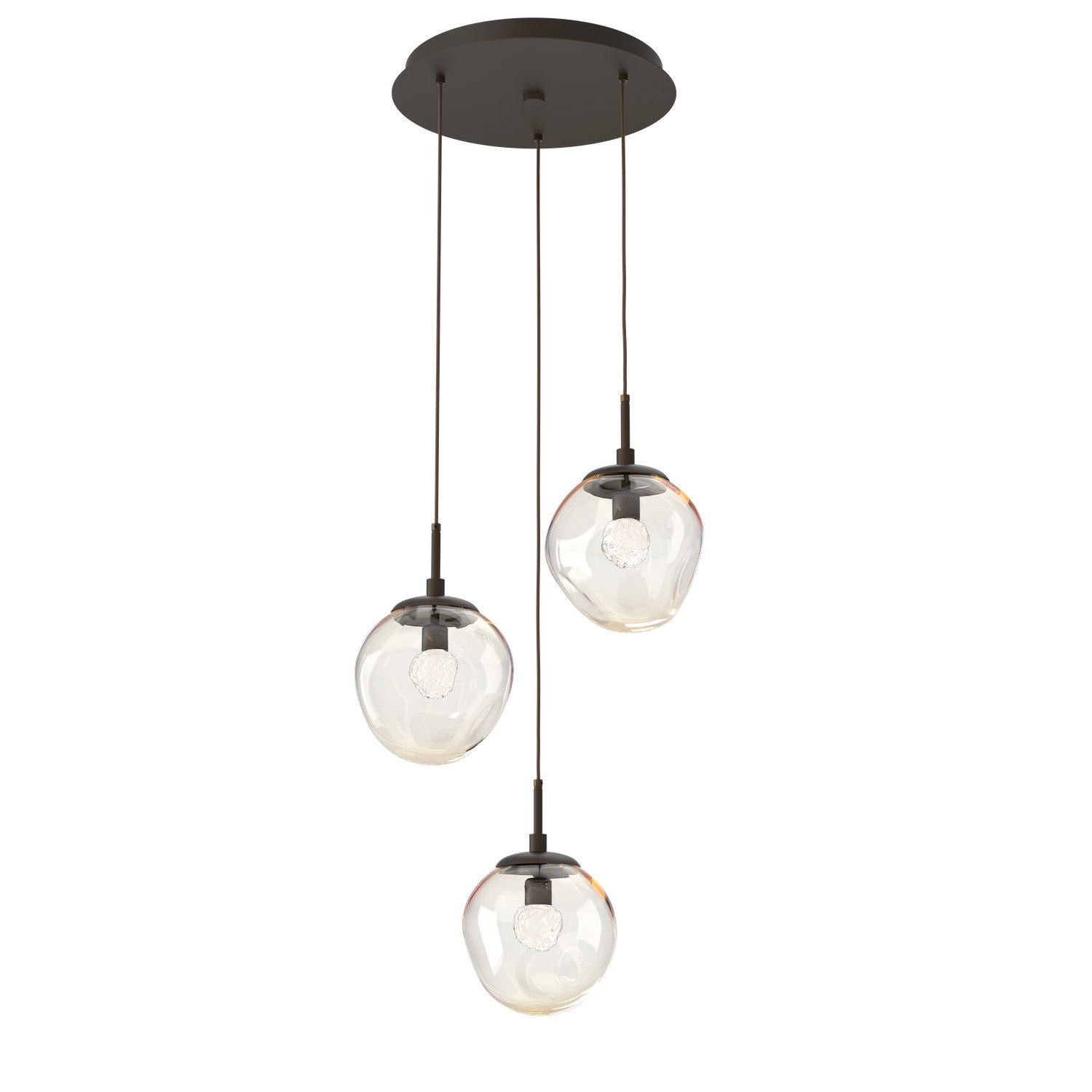 Hammerton Studio - CHB0066-03-FB-FA-C01-L1 - LED Pendant - Aster - Flat Bronze