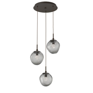 Hammerton Studio - CHB0066-03-FB-FS-C01-L1 - LED Pendant - Aster - Flat Bronze