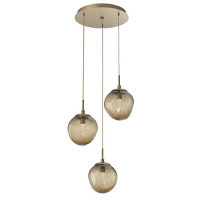 Hammerton Studio - CHB0066-03-GB-GB-C01-L3 - LED Pendant - Aster - Gilded Brass