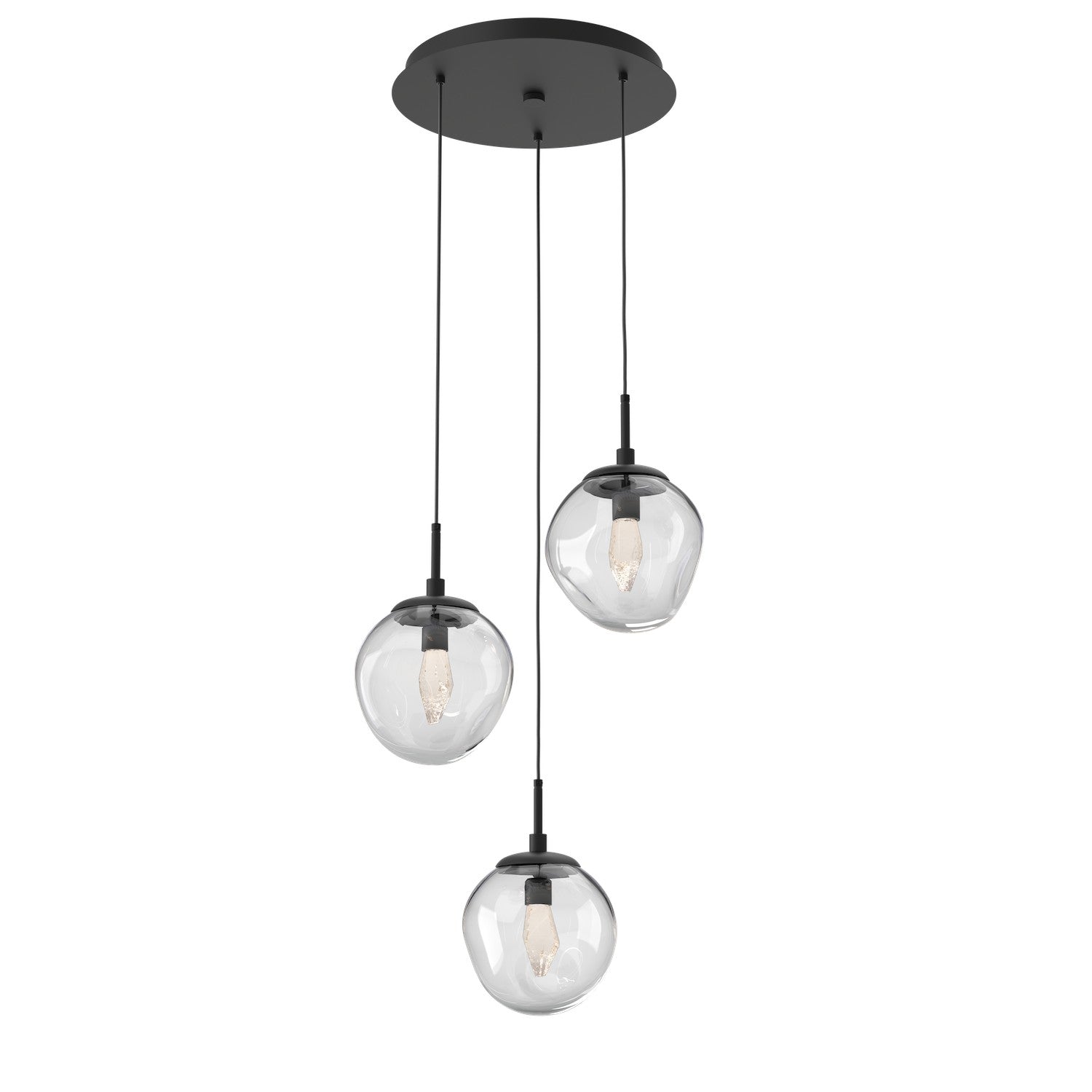 Hammerton Studio - CHB0066-03-MB-GC-C01-L3 - LED Pendant - Aster - Matte Black