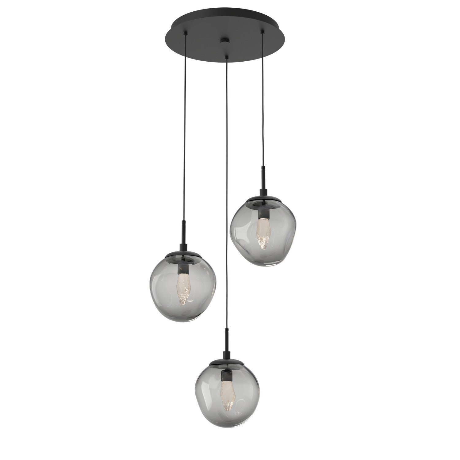 Hammerton Studio - CHB0066-03-MB-GS-C01-L3 - LED Pendant - Aster - Matte Black