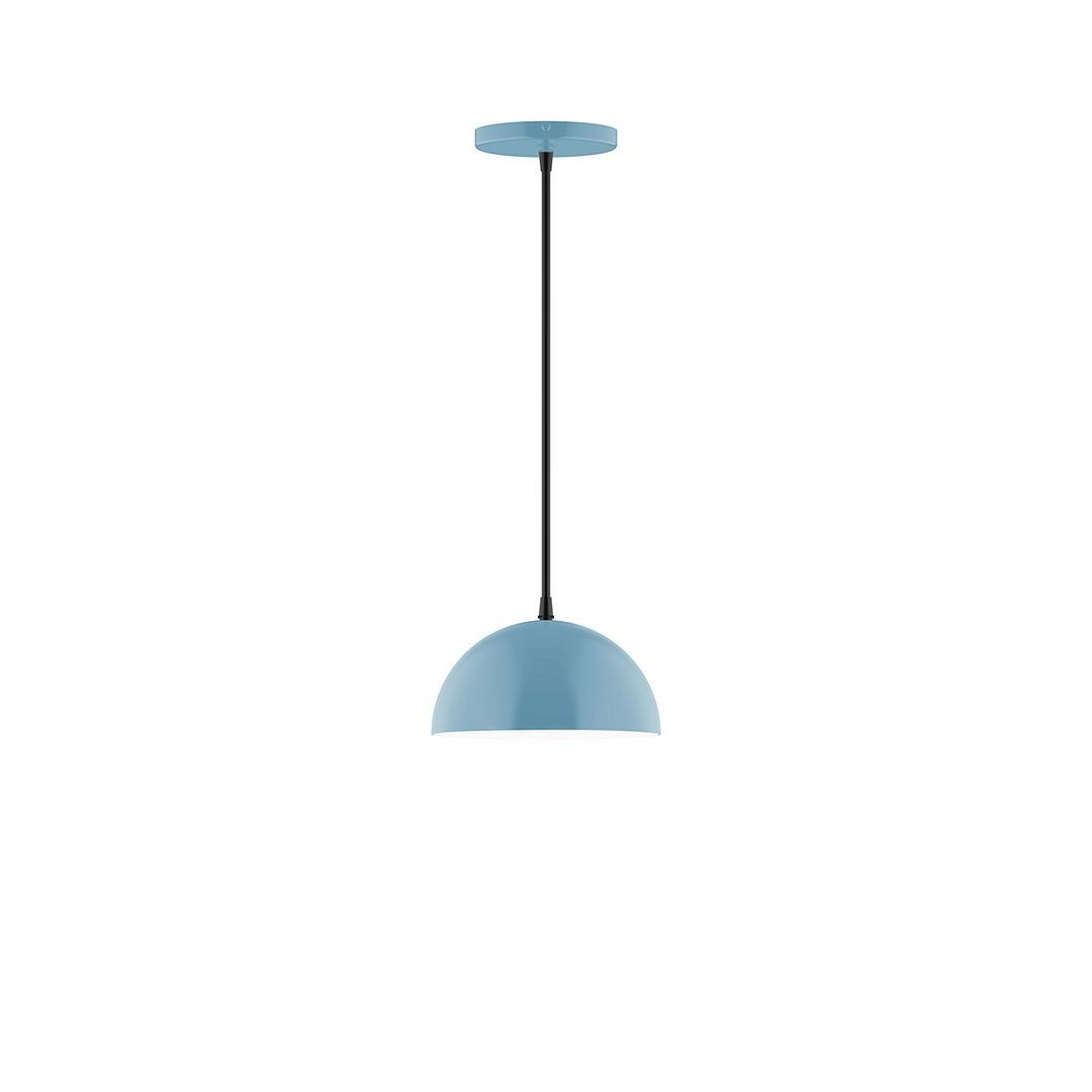 Montclair Light Works - PEB431-54-C01 - One Light Pendant - Axis - Light Blue