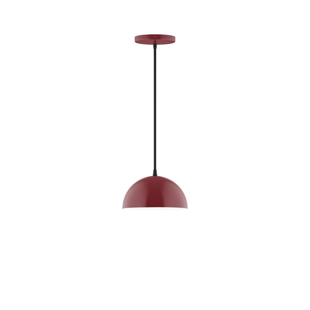 Montclair Light Works - PEB431-55-C01 - One Light Pendant - Axis - Barn Red