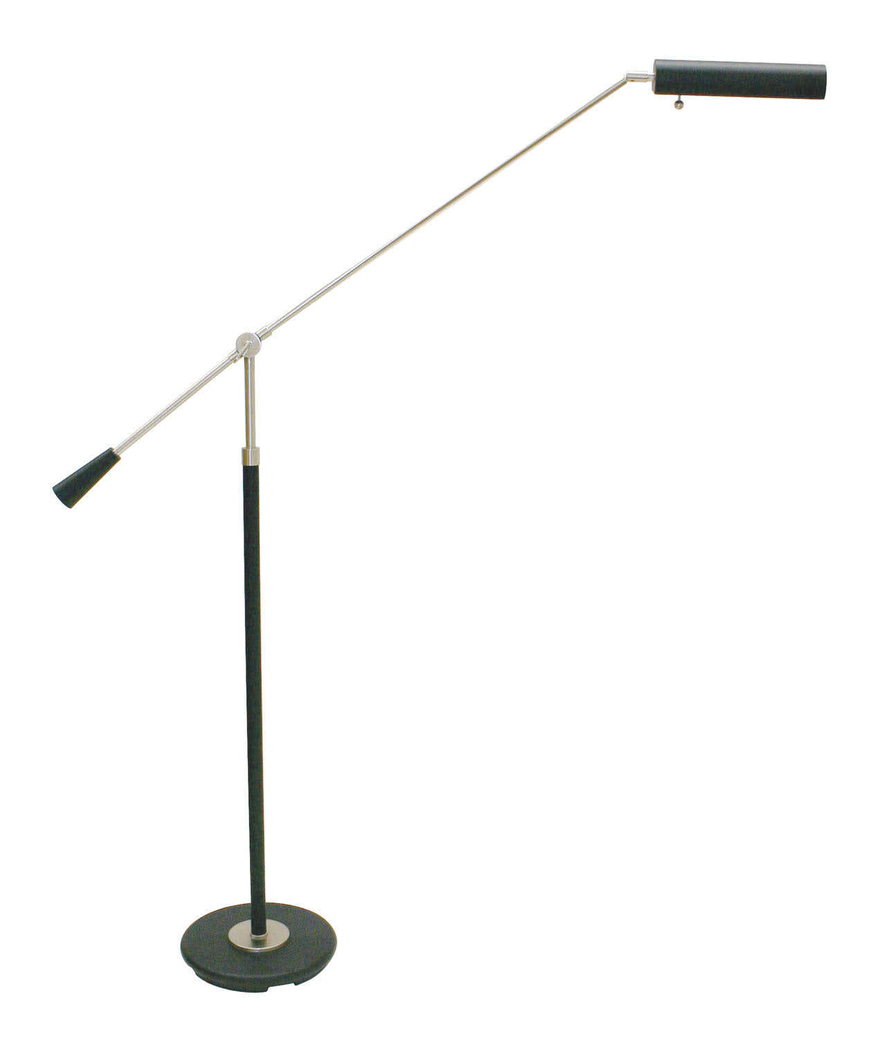 House of Troy - PFL-527 - One Light Piano Lamp - Grand Piano - Black & Satin Nickel