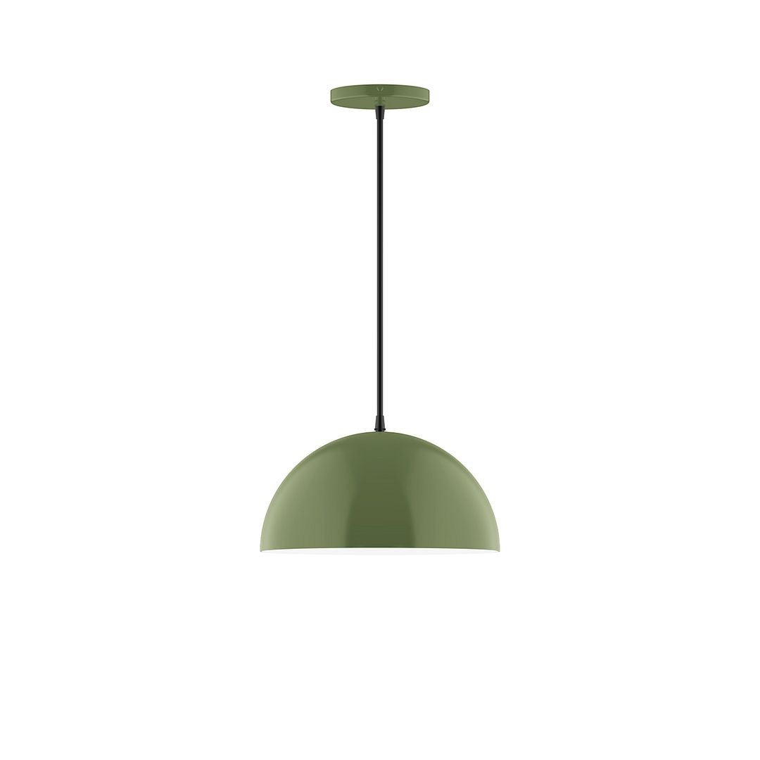 Montclair Light Works - PEB432-22-C01 - One Light Pendant - Axis - Fern Green