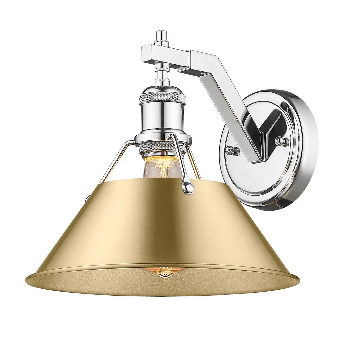 Golden - 3306-1W CH-BCB - One Light Wall Sconce - Orwell CH - Chrome