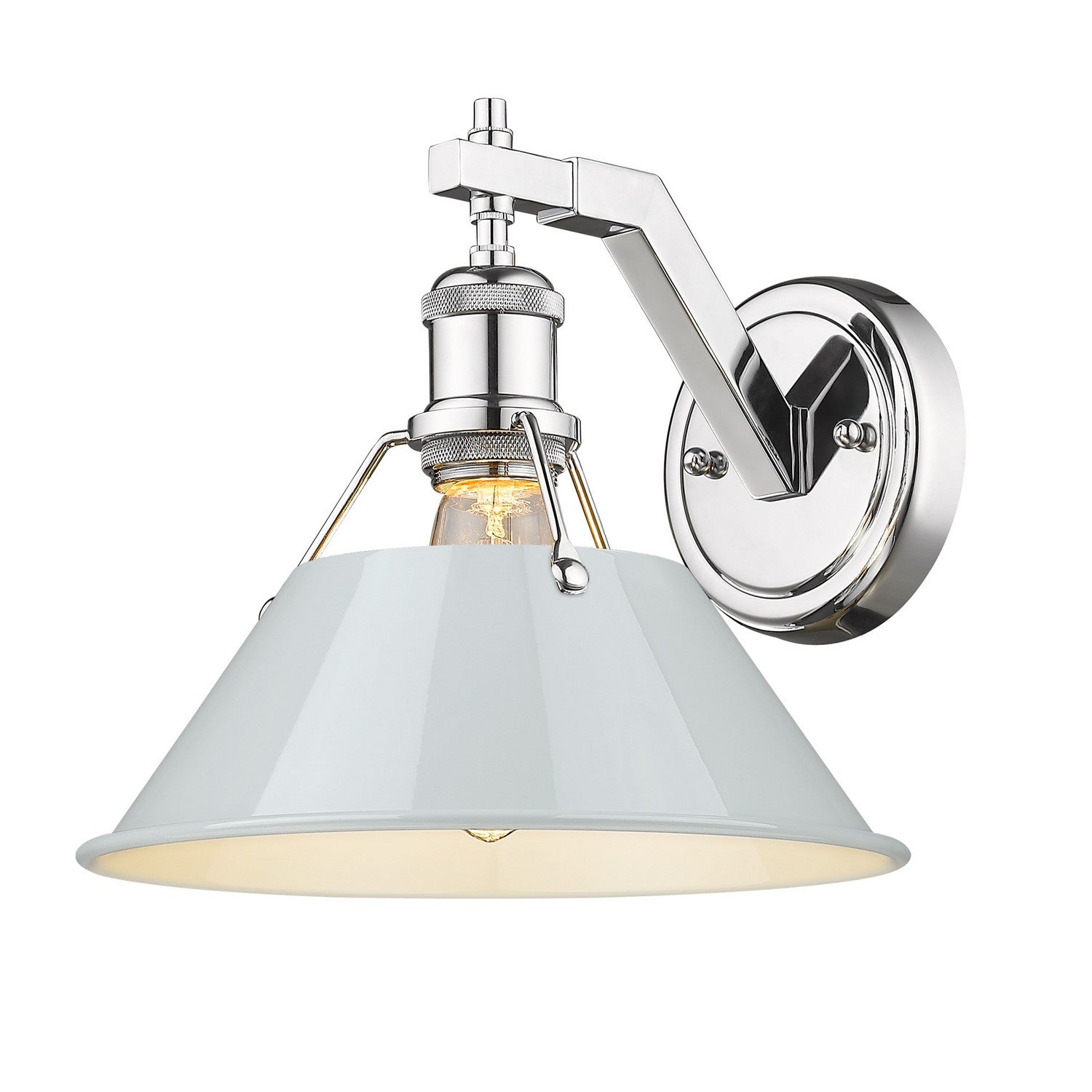 Golden - 3306-1W CH-DB - One Light Wall Sconce - Orwell CH - Chrome