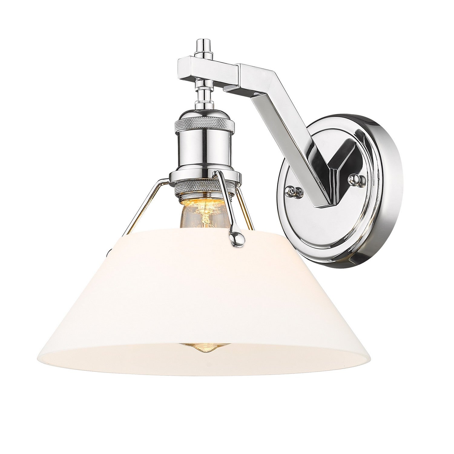 Golden - 3306-1W CH-OP - One Light Wall Sconce - Orwell CH - Chrome