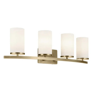 Kichler - 45498NBR - Four Light Bath - Crosby - Natural Brass