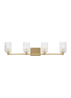 Generation Lighting - GLV1044SB - Four Light Wall / Bath - Lando - Satin Bronze