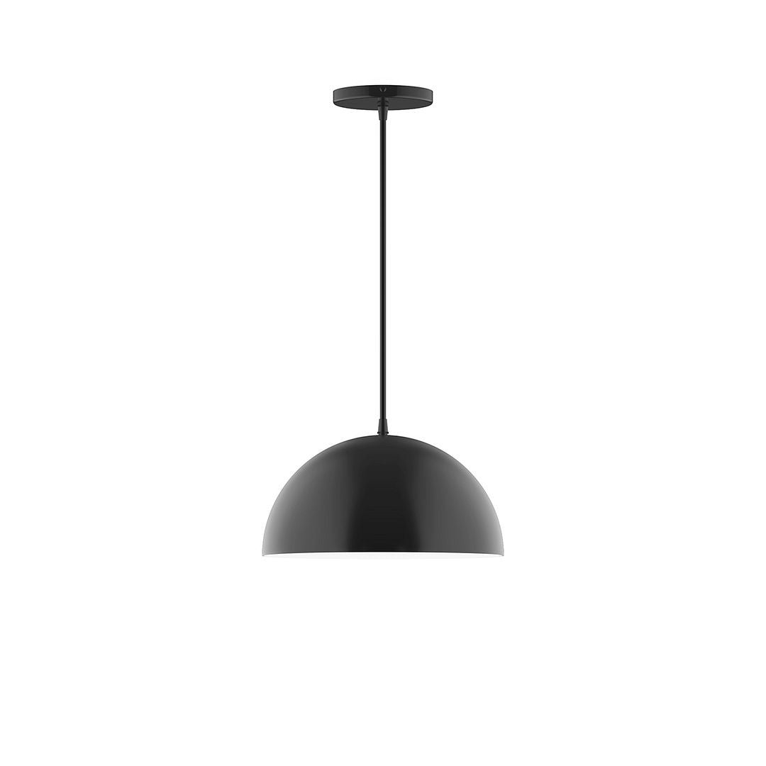 Montclair Light Works - PEB432-41-C01 - One Light Pendant - Axis - Black