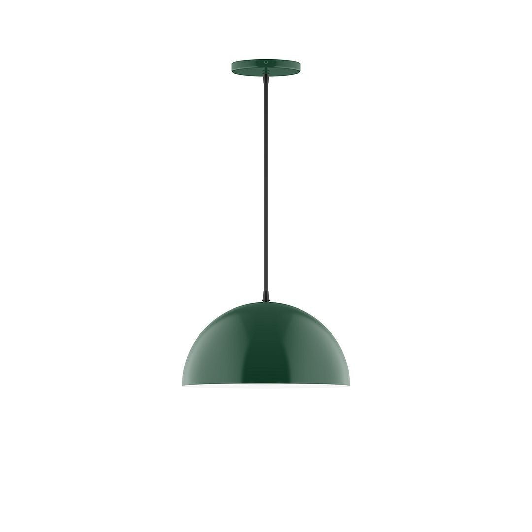 Montclair Light Works - PEB432-42-C01 - One Light Pendant - Axis - Forest Green