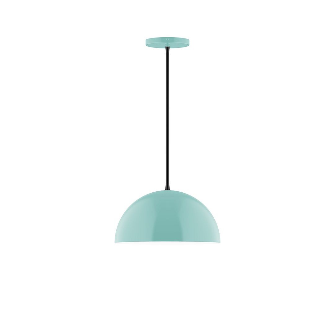 Montclair Light Works - PEB432-48-C01 - One Light Pendant - Axis - Sea Green