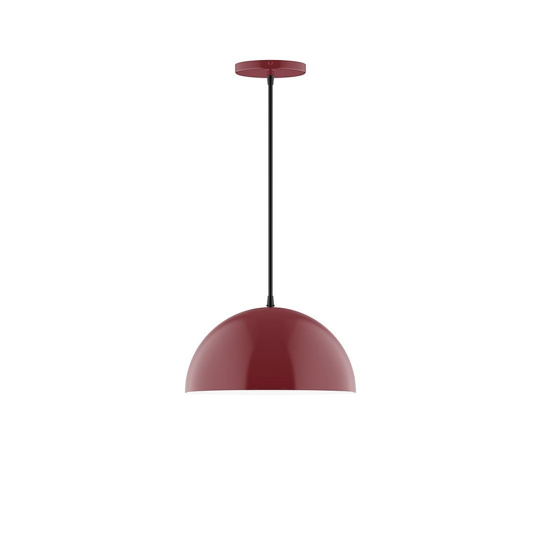 Montclair Light Works - PEB432-55-C21-L12 - LED Pendant - Axis - Barn Red