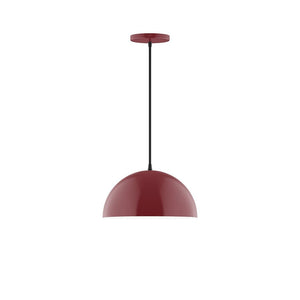 Montclair Light Works - PEB432-55-C21-L12 - LED Pendant - Axis - Barn Red