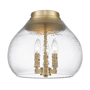 Golden - 1094-3FM BCB-HCG - Three Light Flush Mount - Ariella BCB - Brushed Champagne Bronze