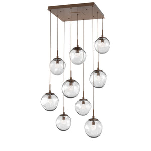 Hammerton Studio - CHB0066-09-BB-FC-C01-L3 - LED Pendant - Aster - Burnished Bronze