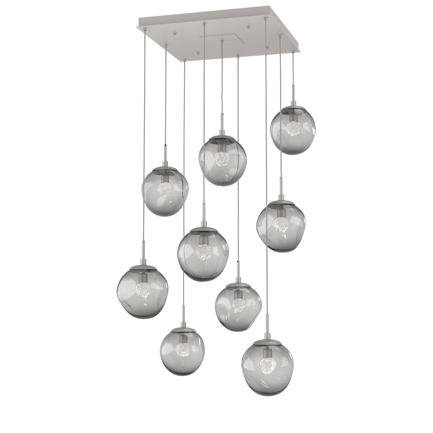 Hammerton Studio - CHB0066-09-BS-FS-C01-L1 - LED Pendant - Aster - Beige Silver