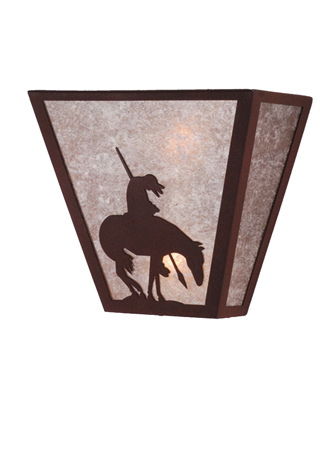 Meyda Tiffany - 82335 - Two Light Wall Sconce - Trails End - Red Rust