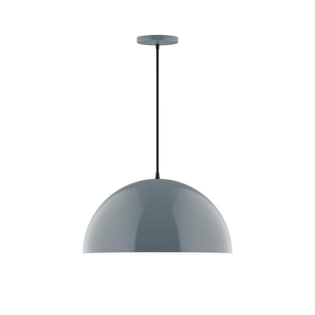 Montclair Light Works - PEB433-40-C01 - One Light Pendant - Axis - Slate Gray