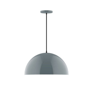 Montclair Light Works - PEB433-40-C01 - One Light Pendant - Axis - Slate Gray