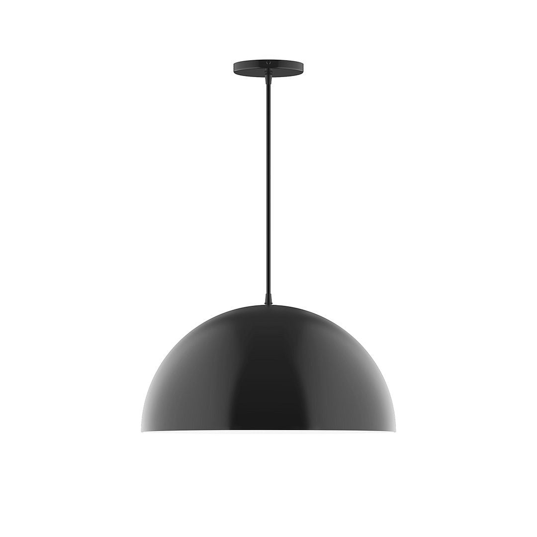 Montclair Light Works - PEB433-41-C01 - One Light Pendant - Axis - Black