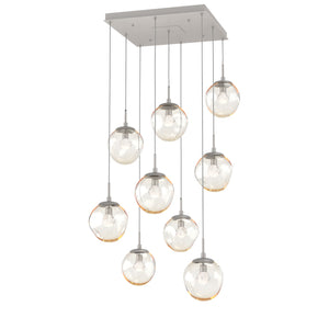 Hammerton Studio - CHB0066-09-BS-ZA-C01-L1 - LED Pendant - Aster - Beige Silver