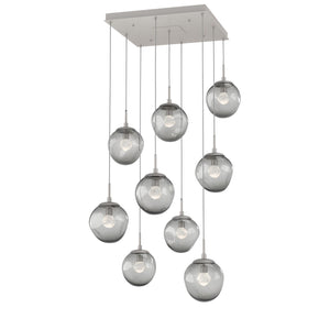 Hammerton Studio - CHB0066-09-BS-ZS-C01-L3 - LED Pendant - Aster - Beige Silver