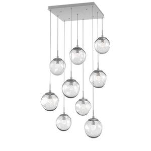 Hammerton Studio - CHB0066-09-CS-FC-C01-L3 - LED Pendant - Aster - Classic Silver
