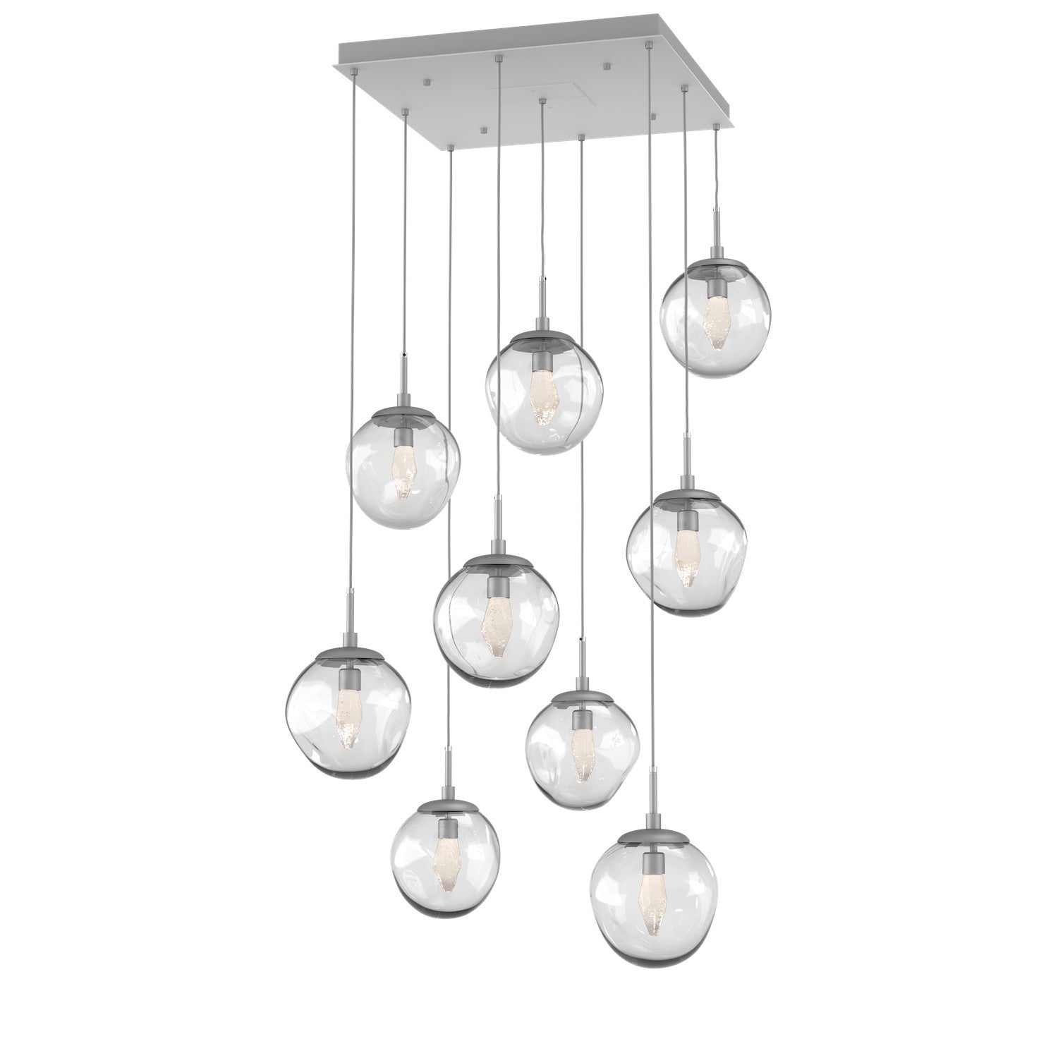 Hammerton Studio - CHB0066-09-CS-GC-C01-L3 - LED Pendant - Aster - Classic Silver