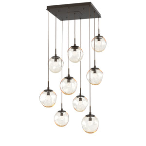 Hammerton Studio - CHB0066-09-FB-FA-C01-L3 - LED Pendant - Aster - Flat Bronze
