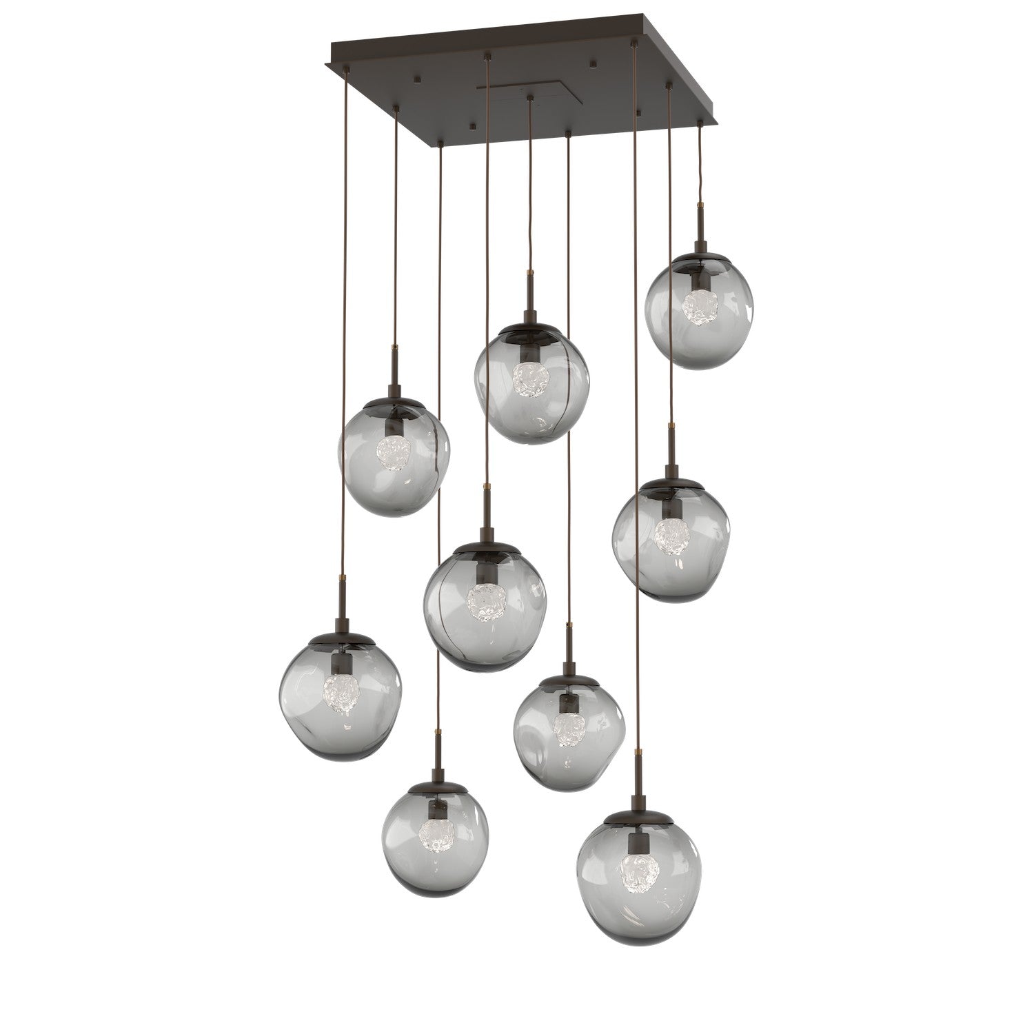 Hammerton Studio - CHB0066-09-FB-FS-C01-L3 - LED Pendant - Aster - Flat Bronze