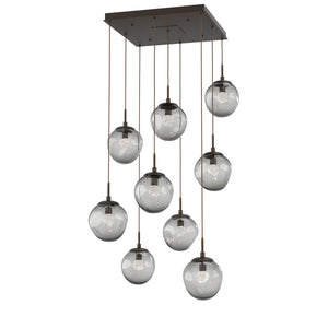 Hammerton Studio - CHB0066-09-FB-FS-C01-L3 - LED Pendant - Aster - Flat Bronze