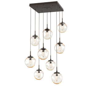 Hammerton Studio - CHB0066-09-FB-GA-C01-L1 - LED Pendant - Aster - Flat Bronze