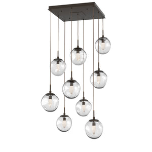 Hammerton Studio - CHB0066-09-FB-GC-C01-L1 - LED Pendant - Aster - Flat Bronze