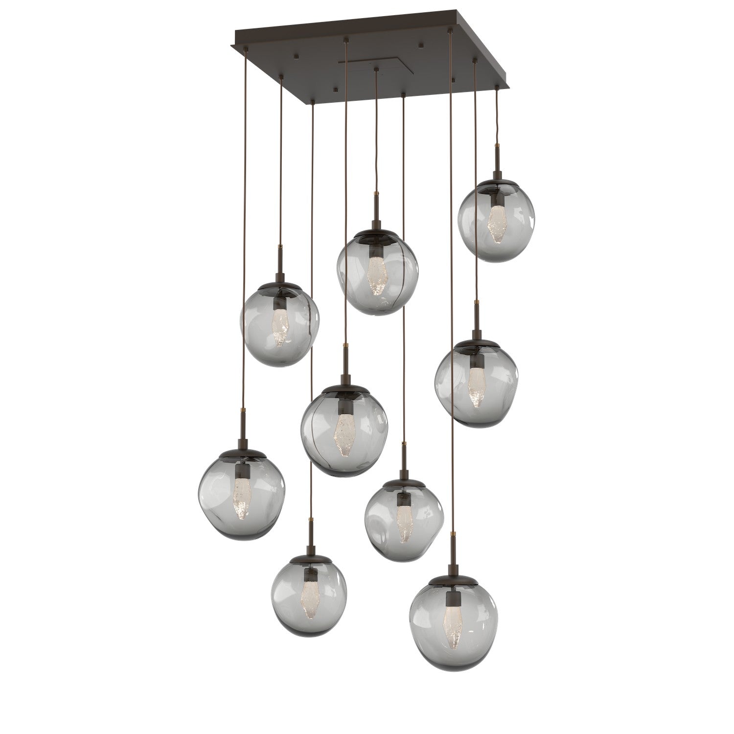 Hammerton Studio - CHB0066-09-FB-GS-C01-L1 - LED Pendant - Aster - Flat Bronze